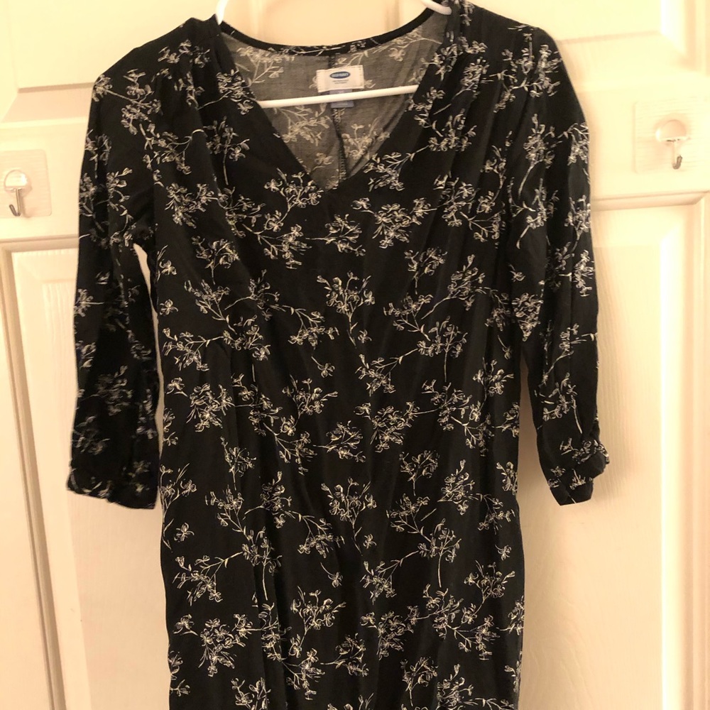 Black Floral Old Navy Dress